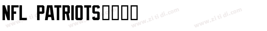 NFL Patriots字体转换